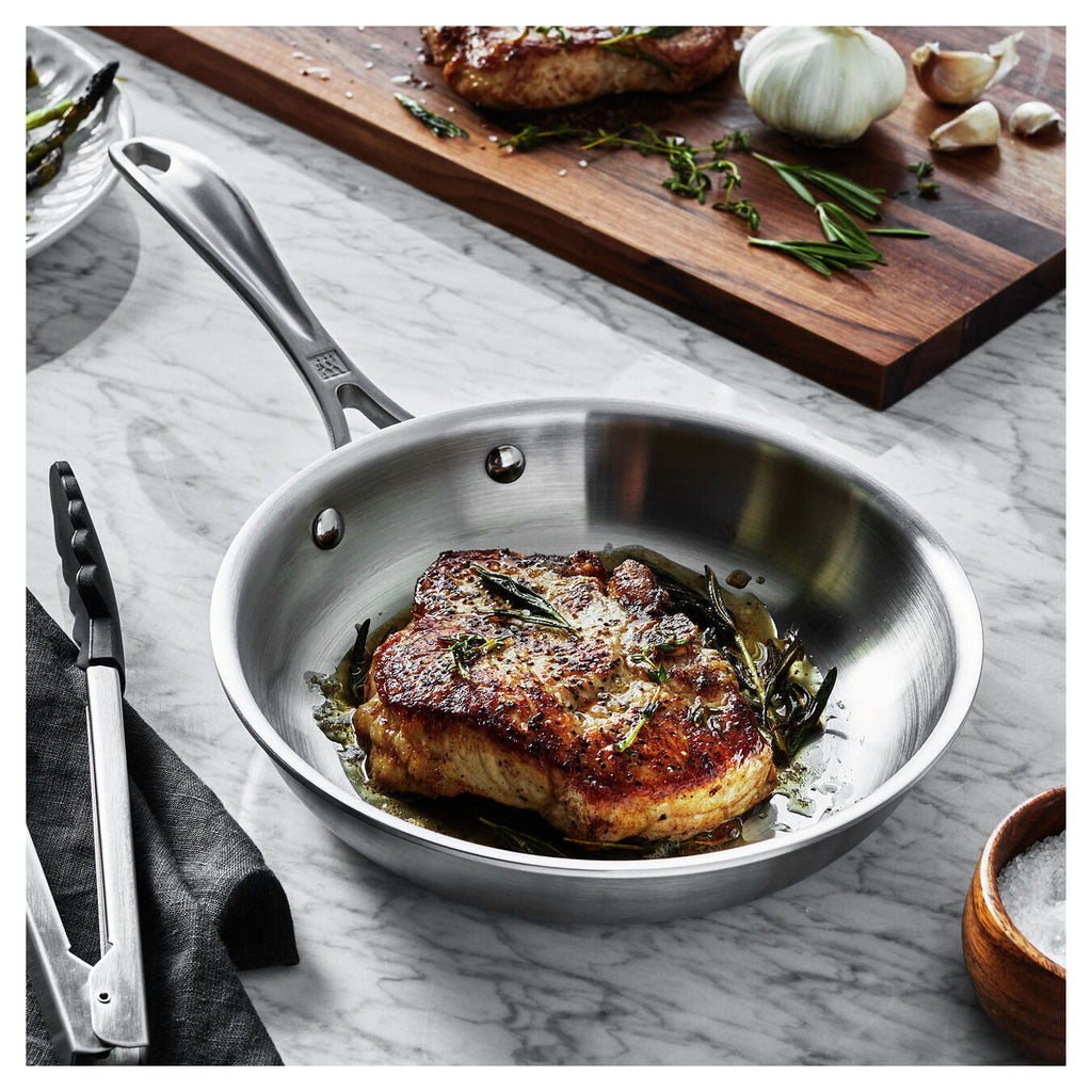 ZWILLING 8" Stainless Steel Fry Pan, Spirit 3-Ply Series