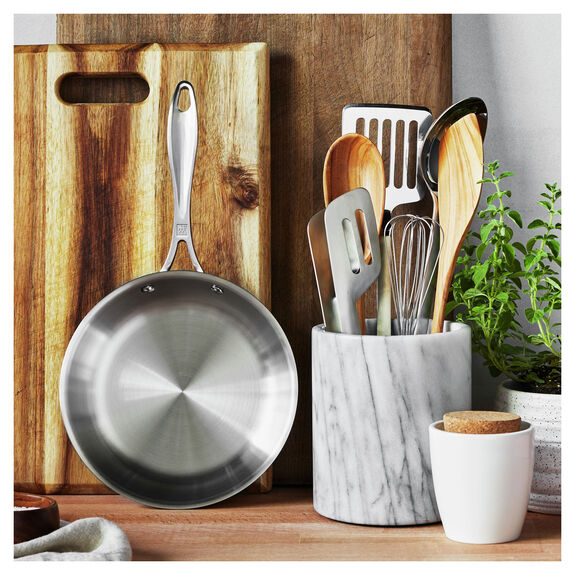 ZWILLING 8" Stainless Steel Fry Pan, Spirit 3-Ply Series