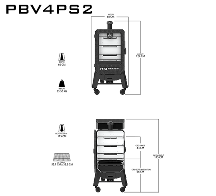 Pit Boss Pro Series 4 Vertical Pellet Smoker